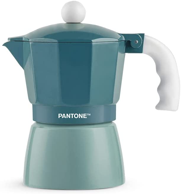 Caffettiera Moka verde Pantone