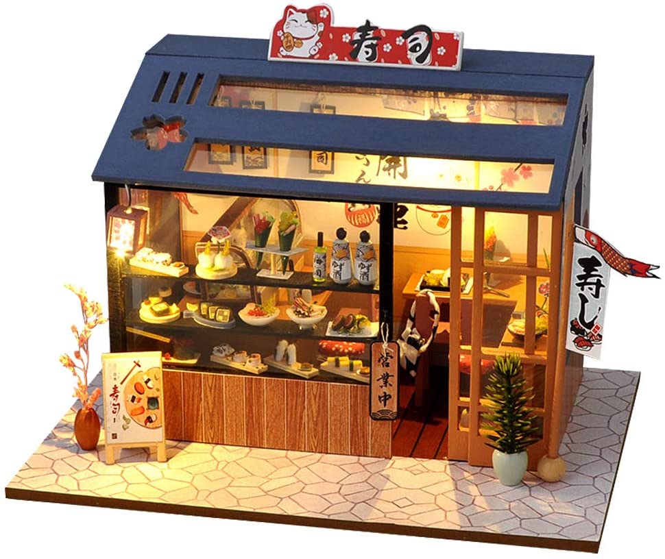 Modellino negozio sushi giapponese